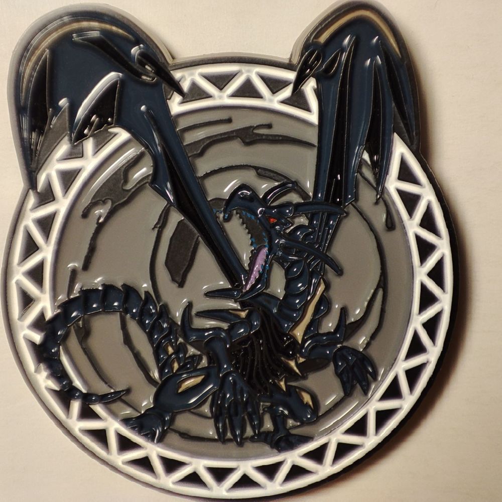 Yugioh Red Eyes Black Dragon Enamel Pin Official Konami Anime Collectible Badge